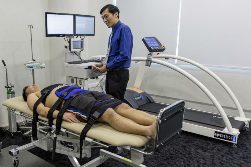 Mesa tiilt test CARDIO DOUBLE - BPM Hospitalar produtos e equipamentos  médico